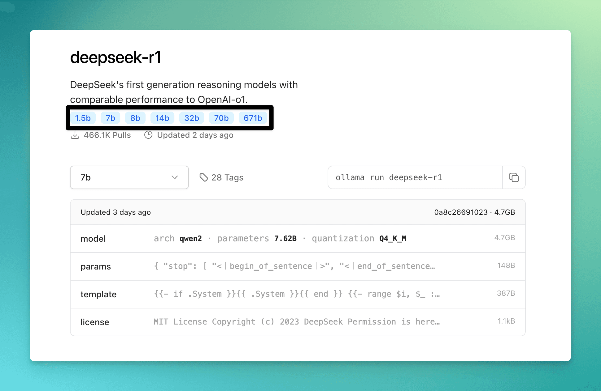 deepseek parameters